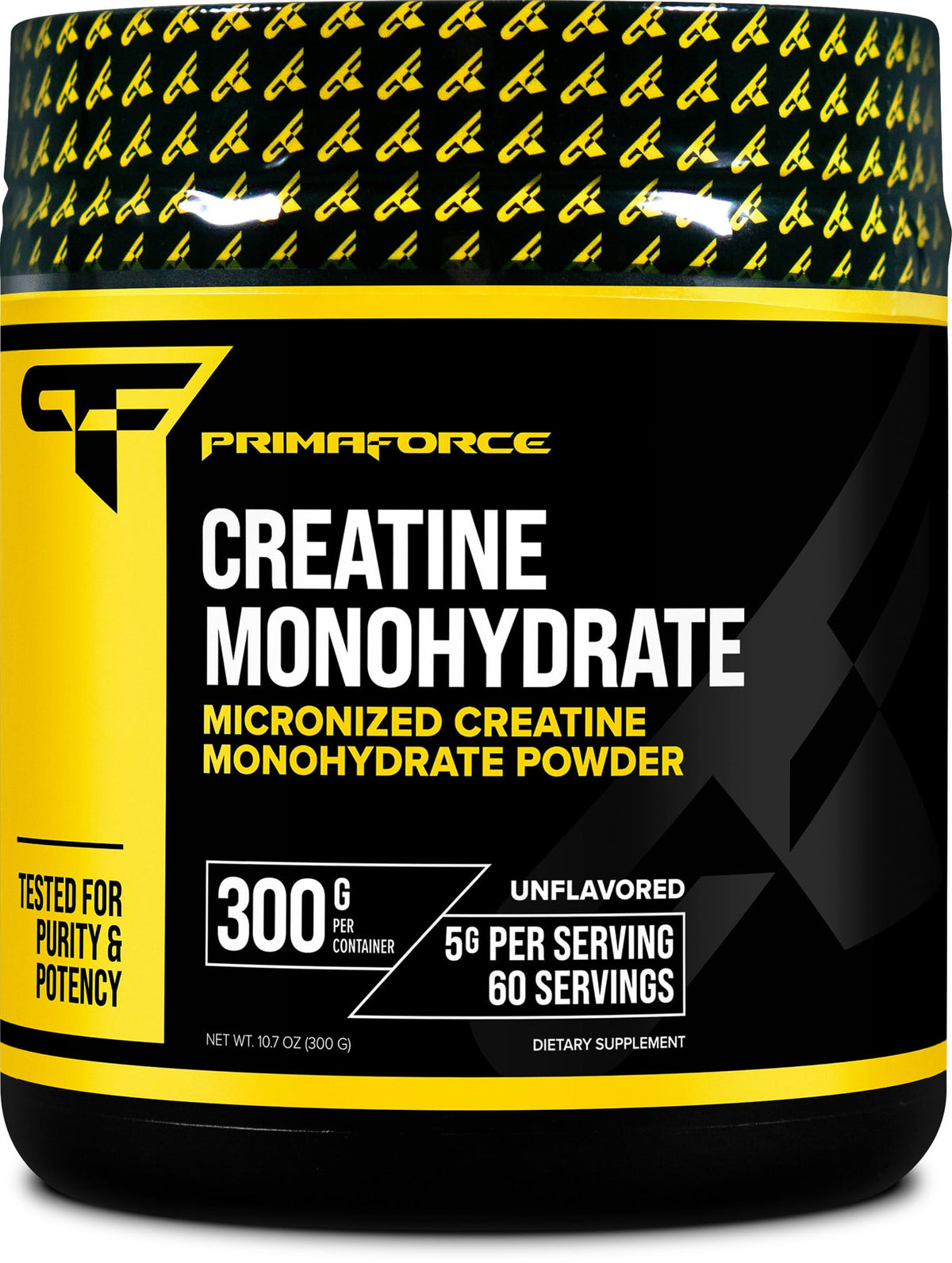 Primaforce Creatine Monohydrate Powder 300g bottle front view