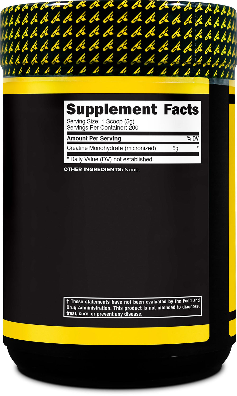 Gluten-free, non-GMO label on Primaforce Creatine Monohydrate package