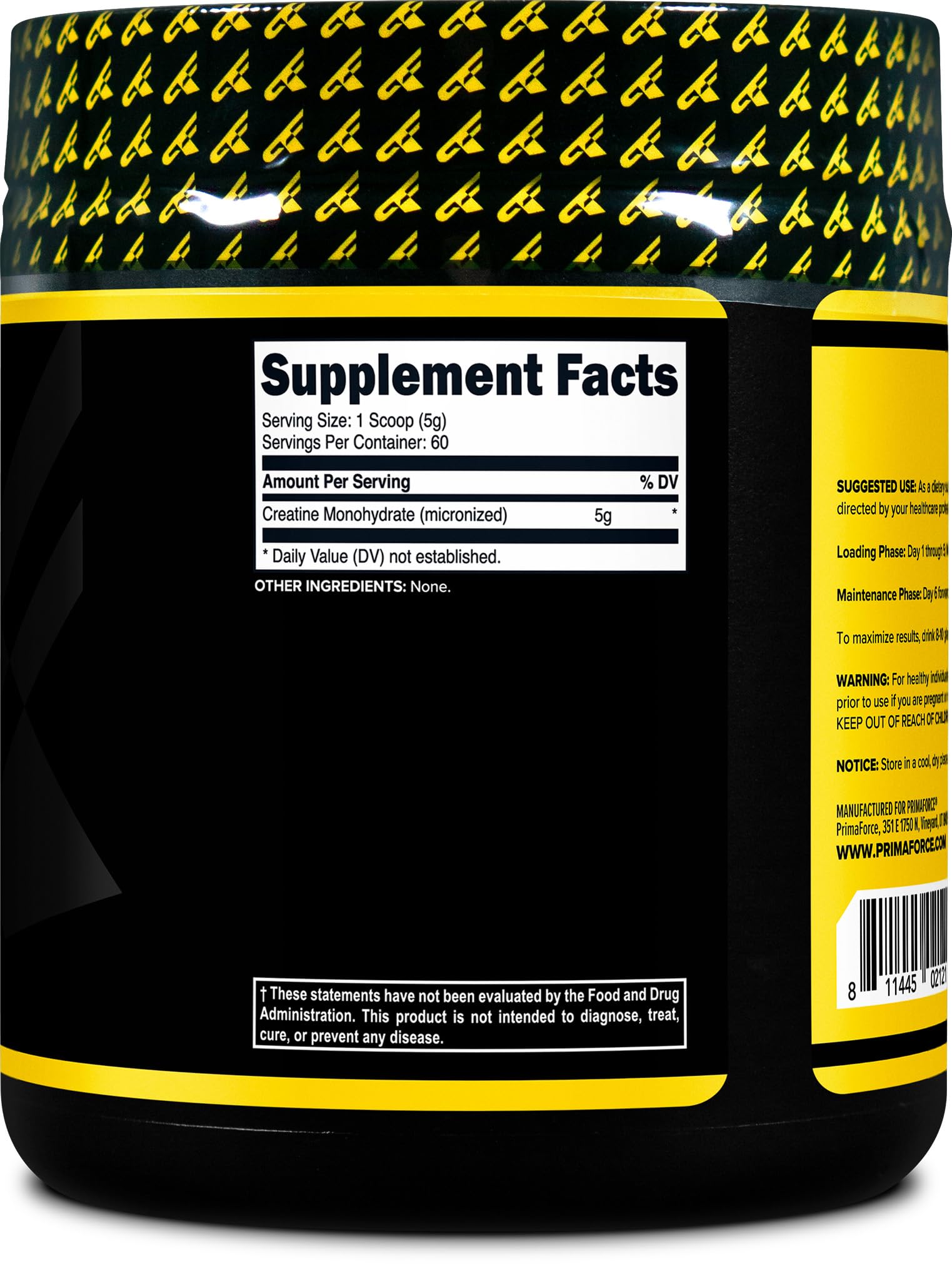 Serving scoop included with Primaforce Creatine Monohydrate Powder