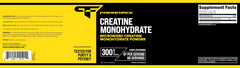 Gluten free, soy free, vegetarian, non-GMO label on Primaforce Creatine Monohydrate Powder