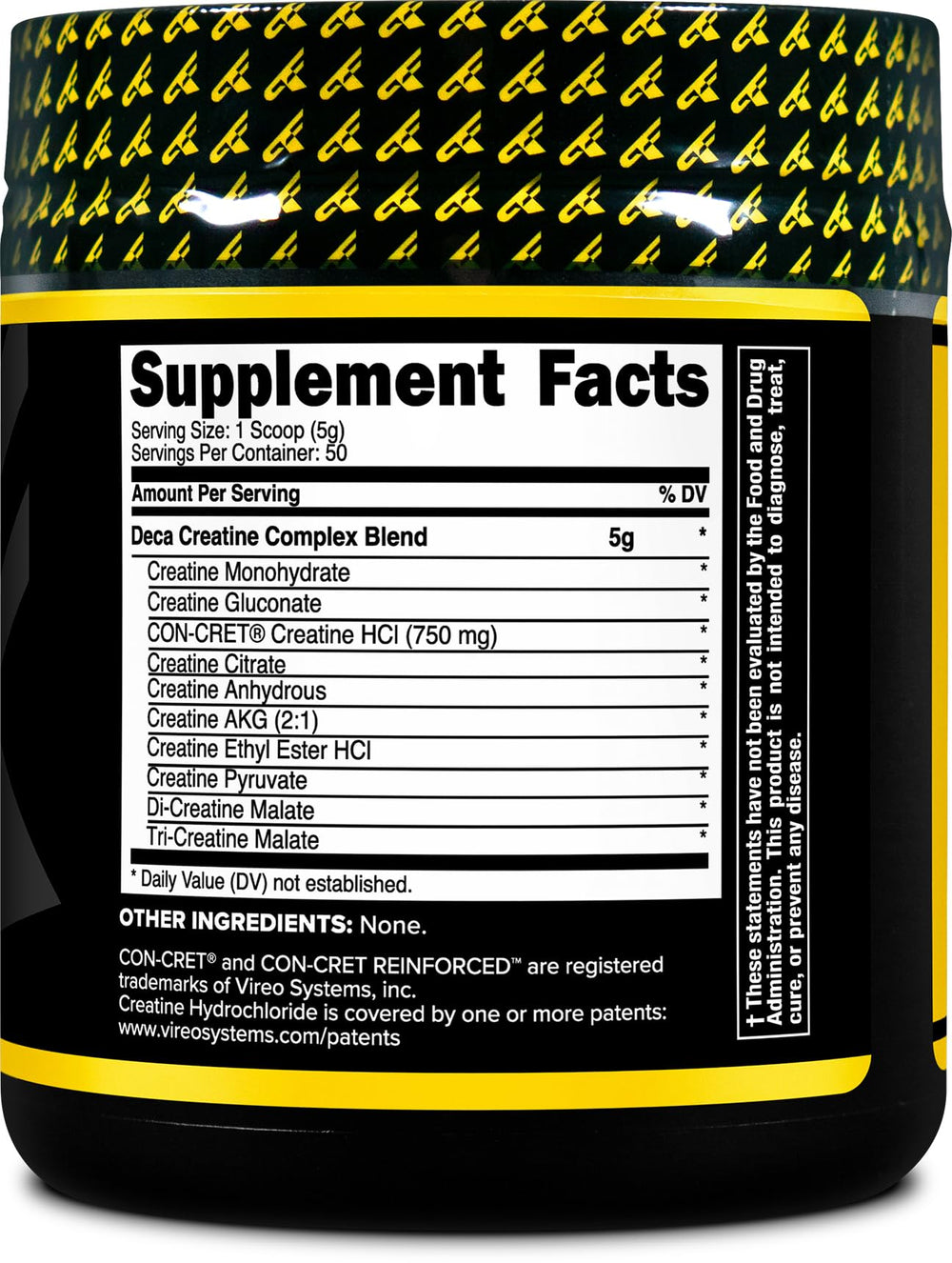 Graphic illustration of Creatine-X 10-form creatine complex