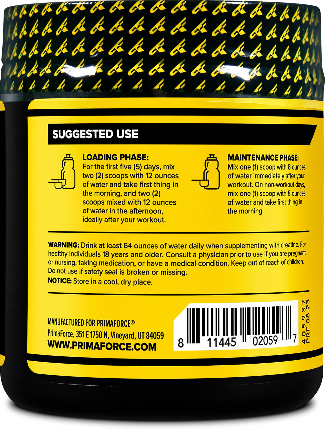 Serving scoop showing 5 g per serving for Creatine-X 250 g