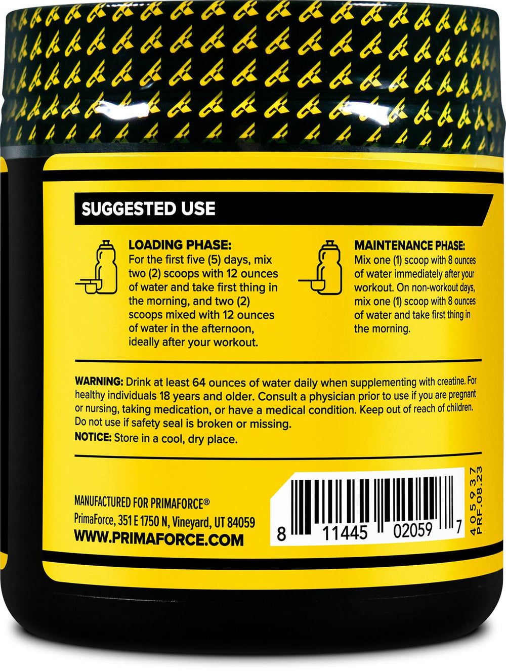 Serving scoop showing 5 g per serving for Creatine-X 250 g