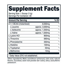 Front label of PrimaForce EAA Powder Fruit Punch