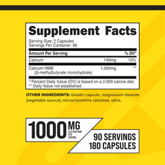 Close-up of Primaforce HMB 1000mg capsules