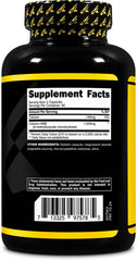 Back of Primaforce HMB bottle showing supplement facts