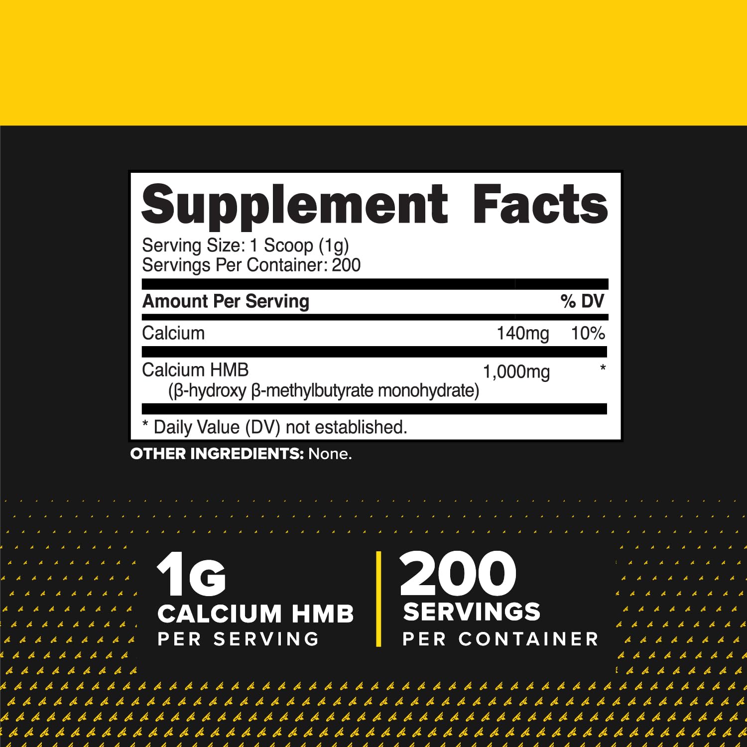 Close-up of Primaforce HMB powder with scoop