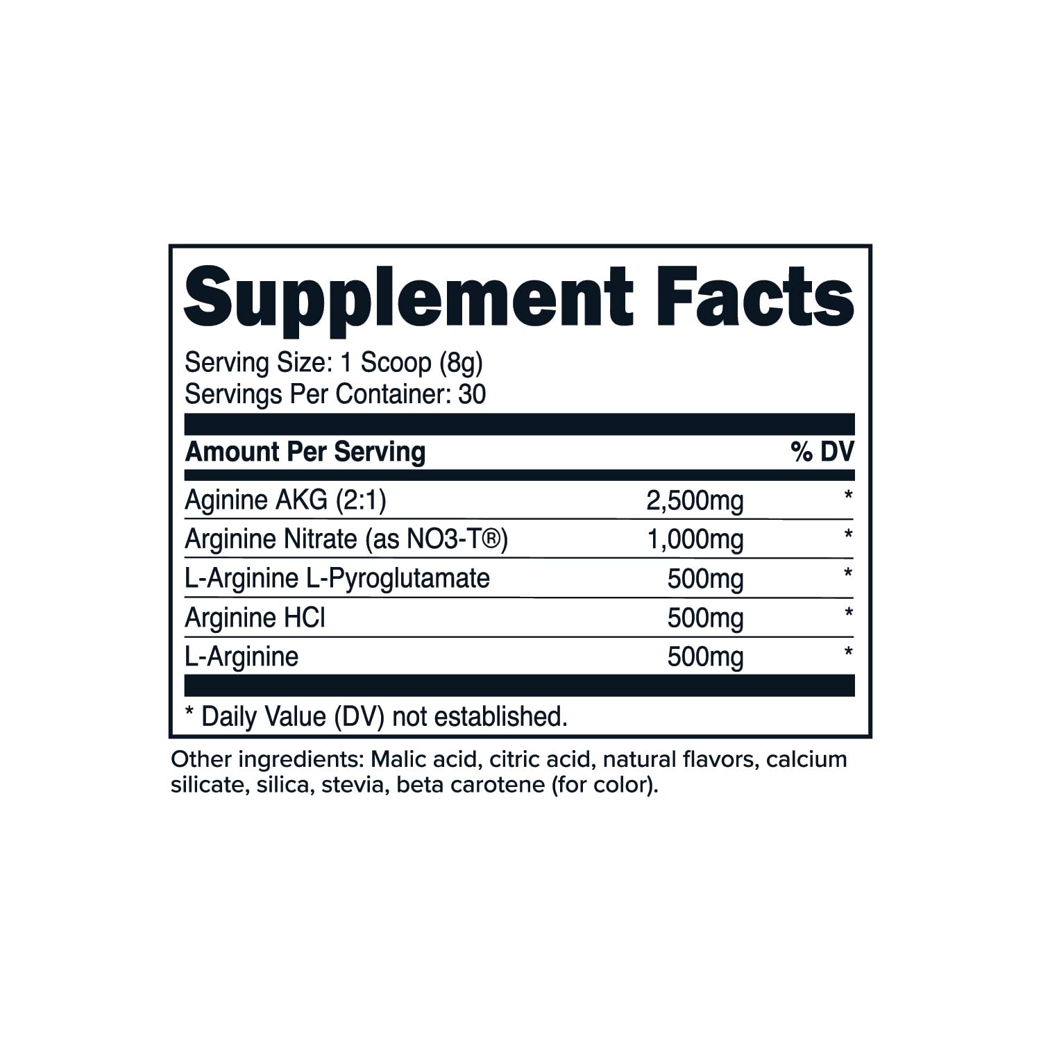 PrimaForce L-Arginine Complex Powder Mixed Berry bottle with 30 servings
