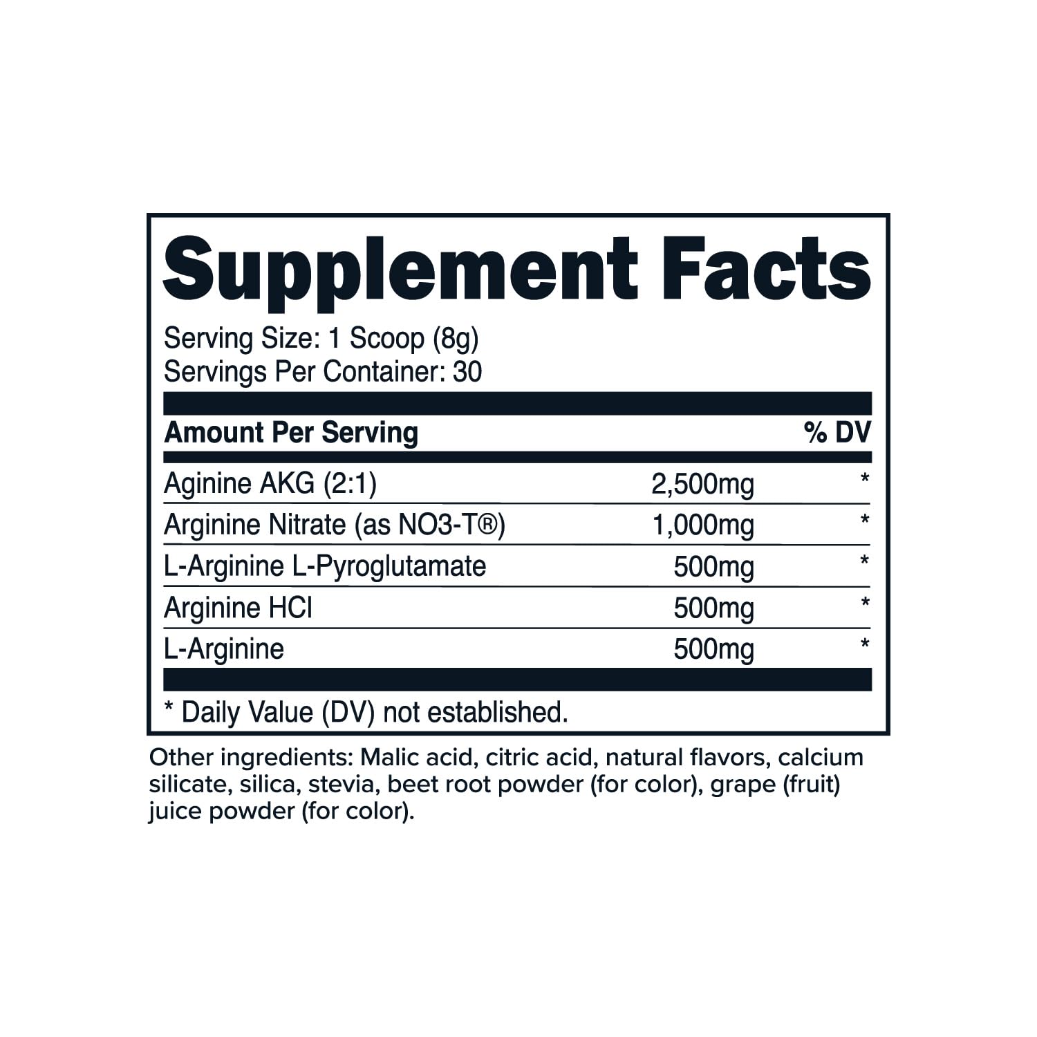 PrimaForce L-Arginine Complex Powder Peach Mango flavor, 30 servings