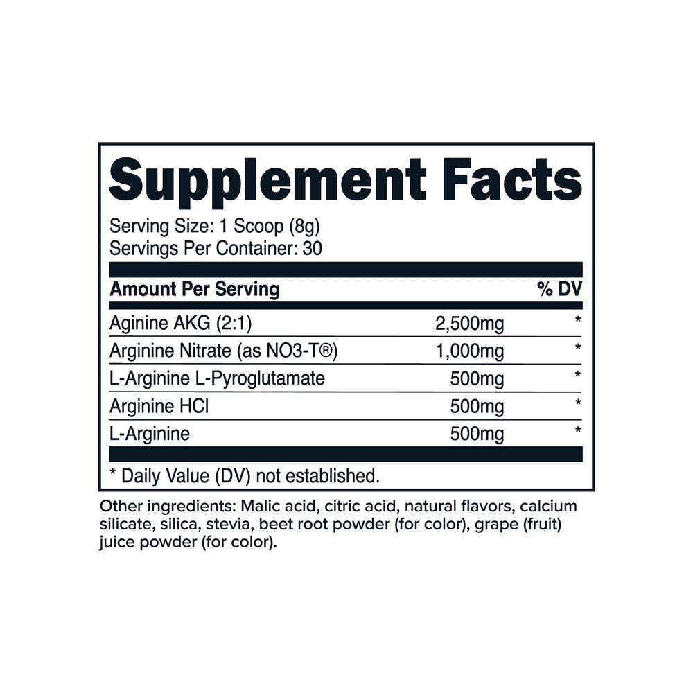 PrimaForce L-Arginine Complex Powder Peach Mango flavor, 30 servings