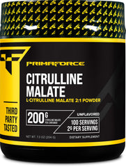 Front view of PrimaForce L-Citrulline Malate Powder 200g Unflavored