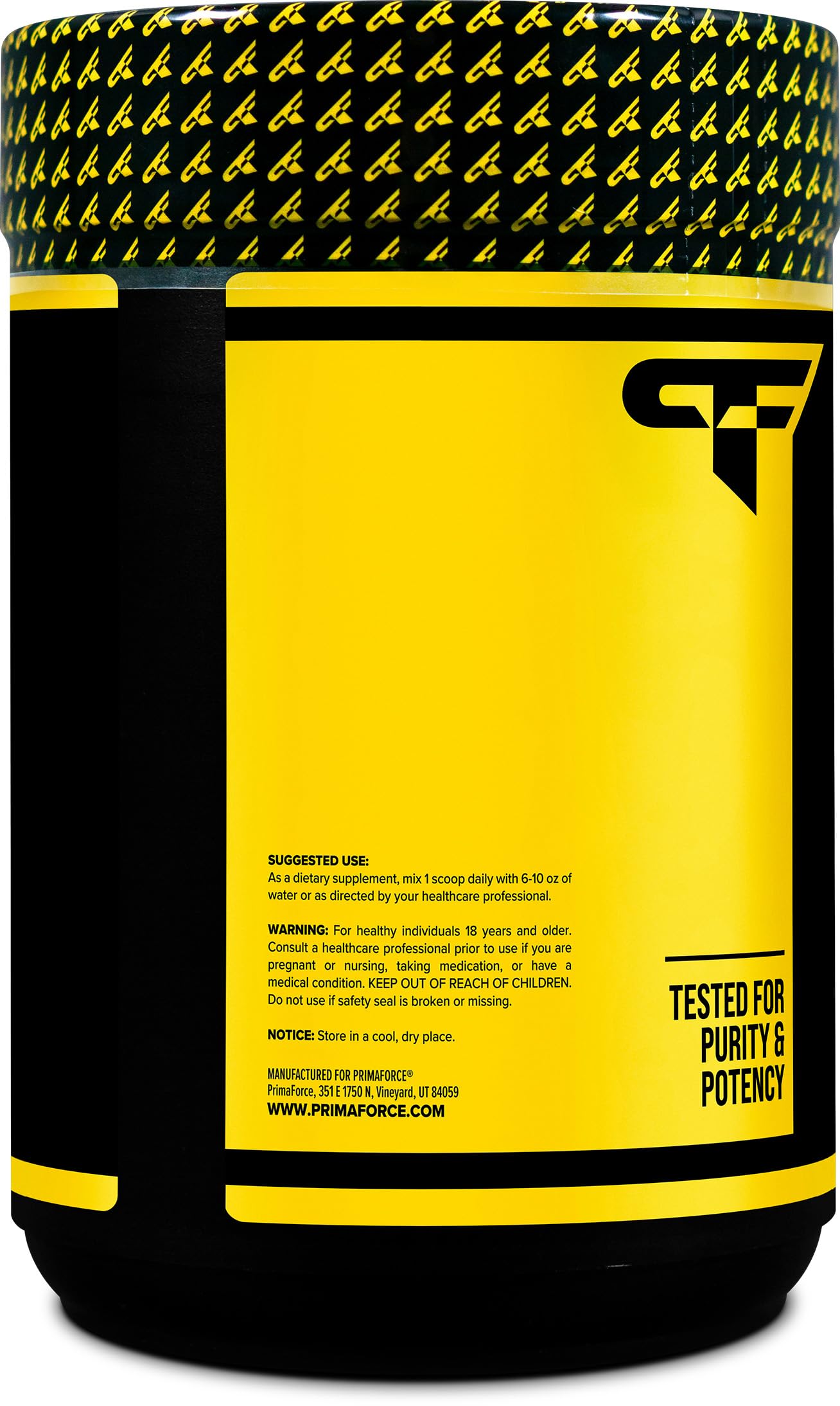 2g serving scoop with 250 servings per container