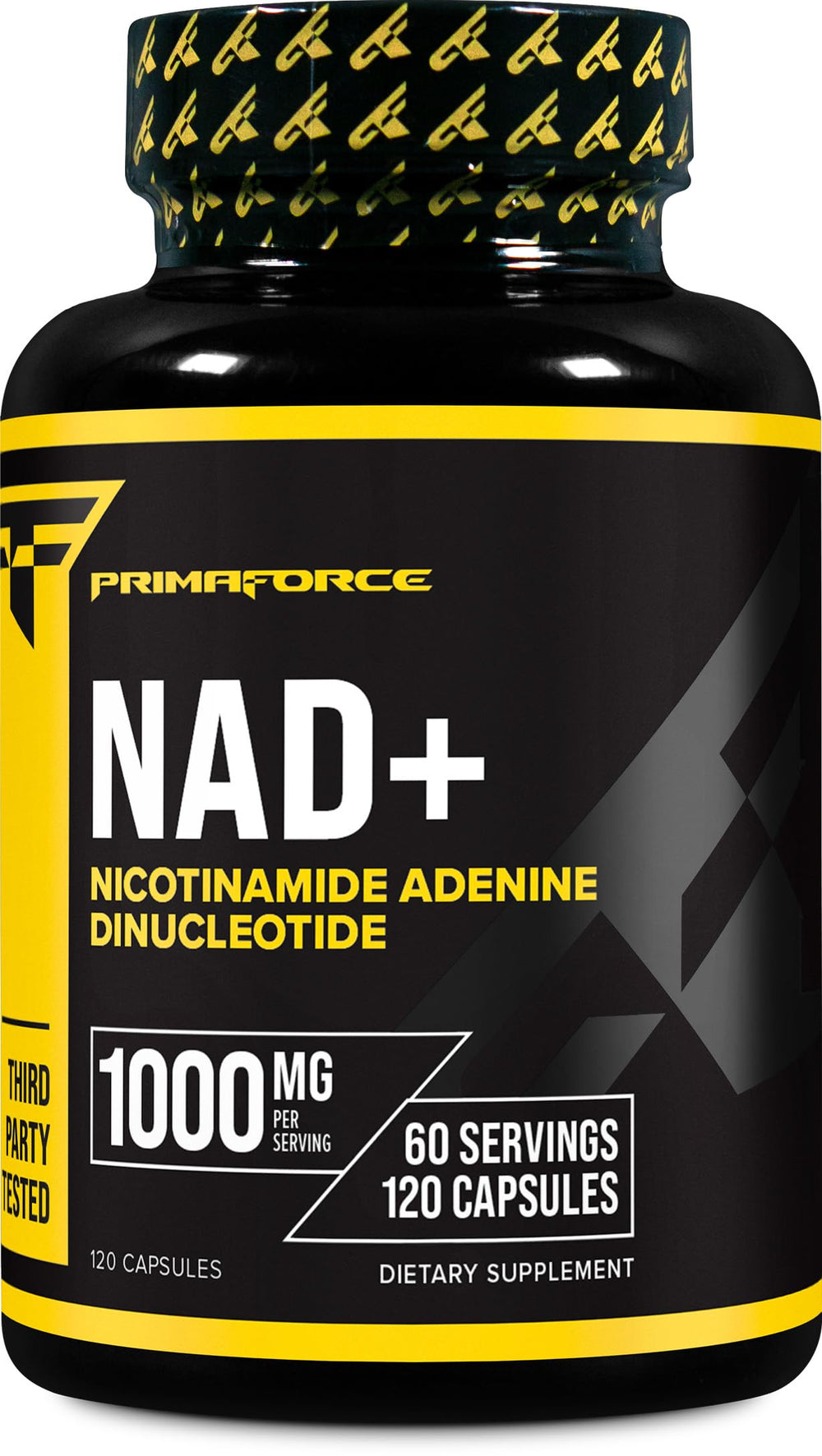Primaforce NAD+ 1000 mg bottle with 120 capsules