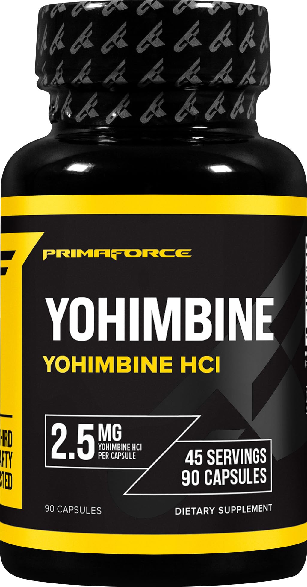Primaforce Yohimbine HCl 2.5mg 90 capsules bottle