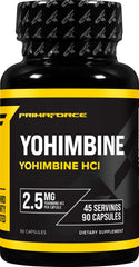 Primaforce Yohimbine HCl 2.5mg 90 capsules bottle