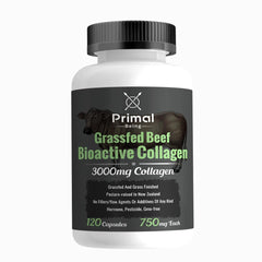 Primal Being Grass-Fed Beef Cartilage Collagen bottle front view
