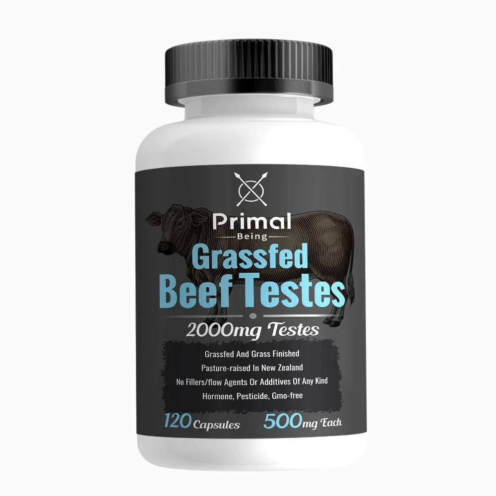 Primal Being Grassfed Beef Testes Capsules hero image