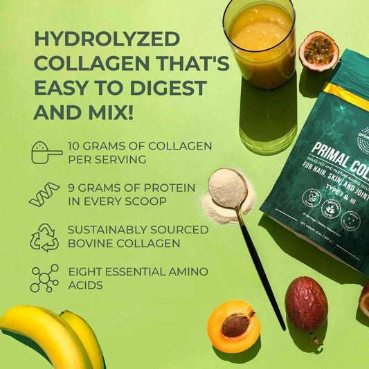 Two-pack Primal Harvest Collagen Powder packaging
