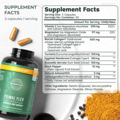 Illustration of turmeric root and boswellia for joint support