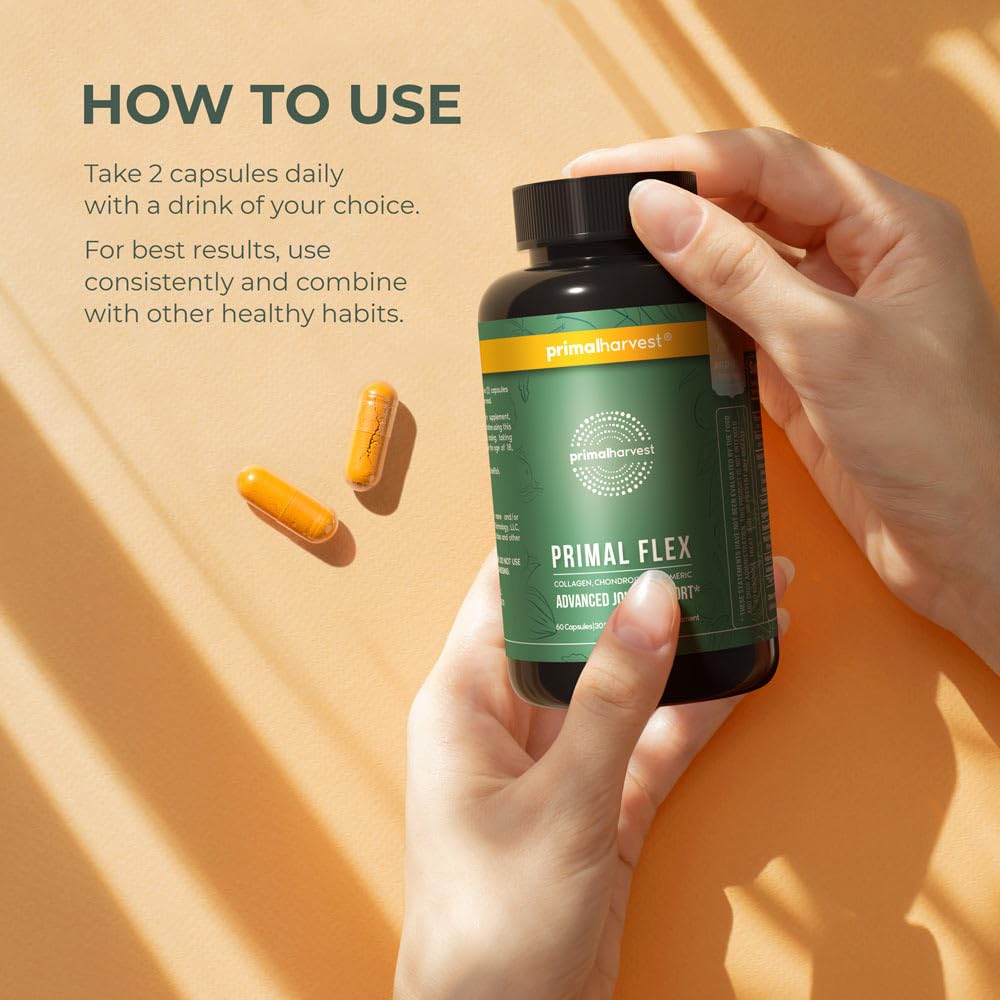 Close-up of Primal Flex capsules
