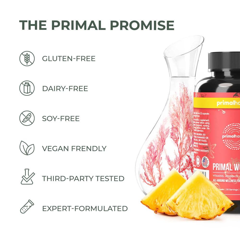 Third-party tested quality assurance for Primal Harvest Multivitamin