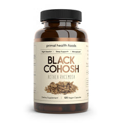 Primal Health Foods Organic Black Cohosh 1000 mg bottle label