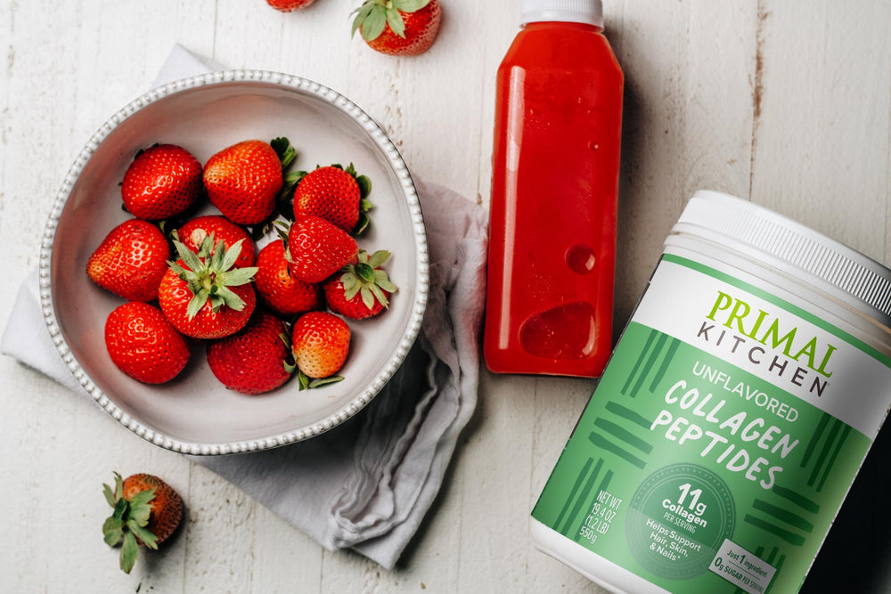 Gluten-Free and Keto Certified label on collagen powder