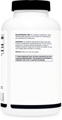 Product label highlighting 1,500 mg per serving and 90 servings
