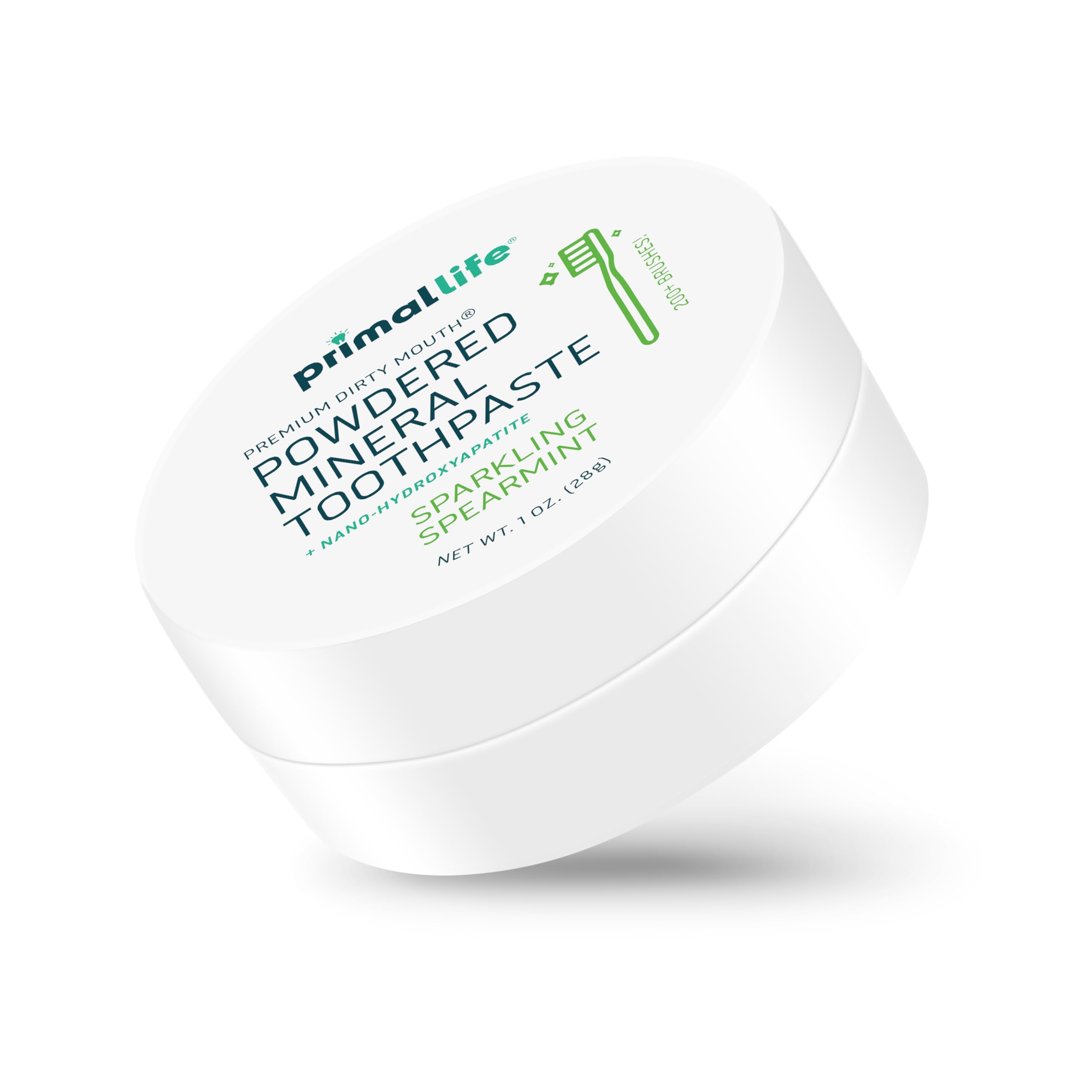 Brushing with Dirty Mouth Toothpowder for oral care