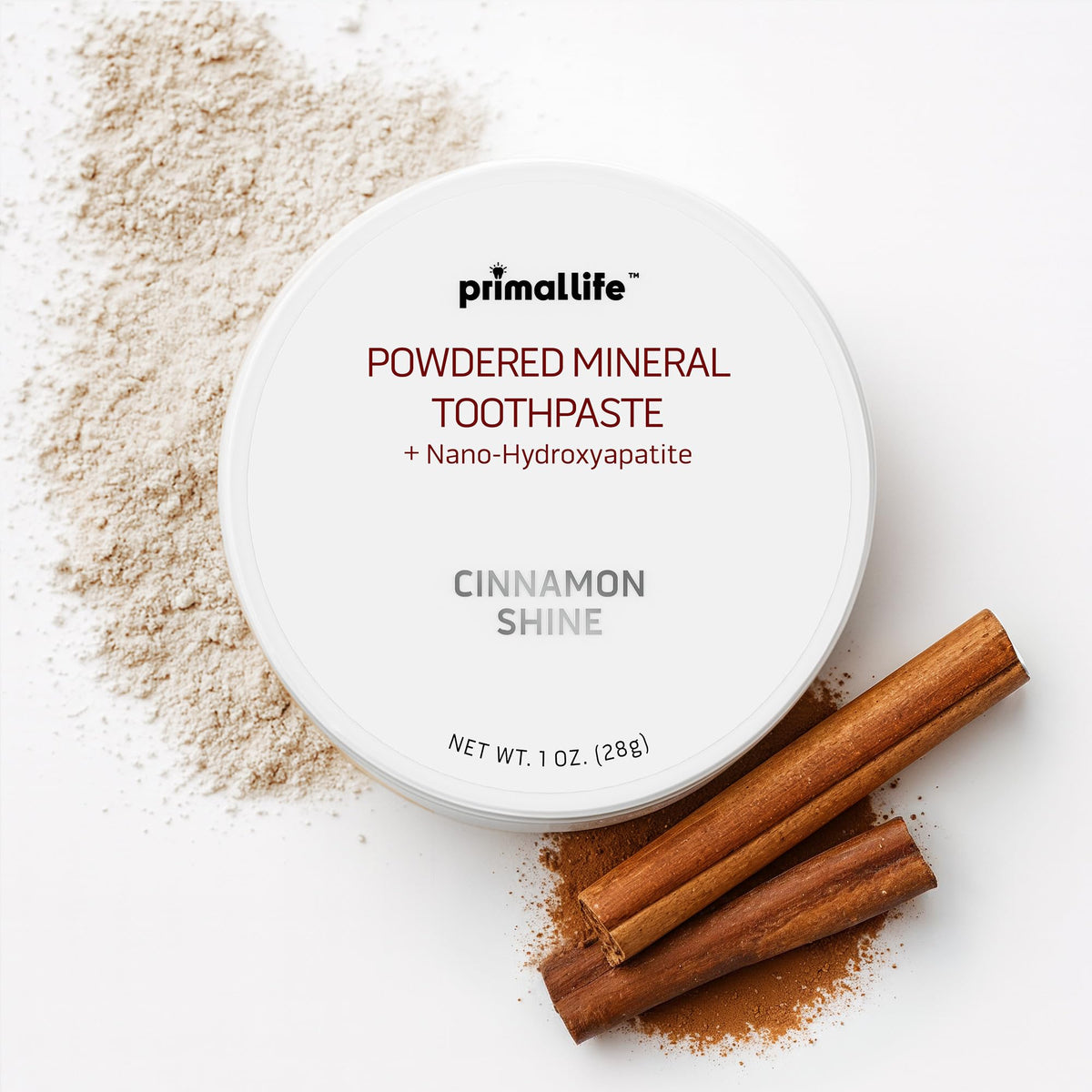 Dirty Mouth Toothpowder Cinnamon 1oz by Primal Life Organics