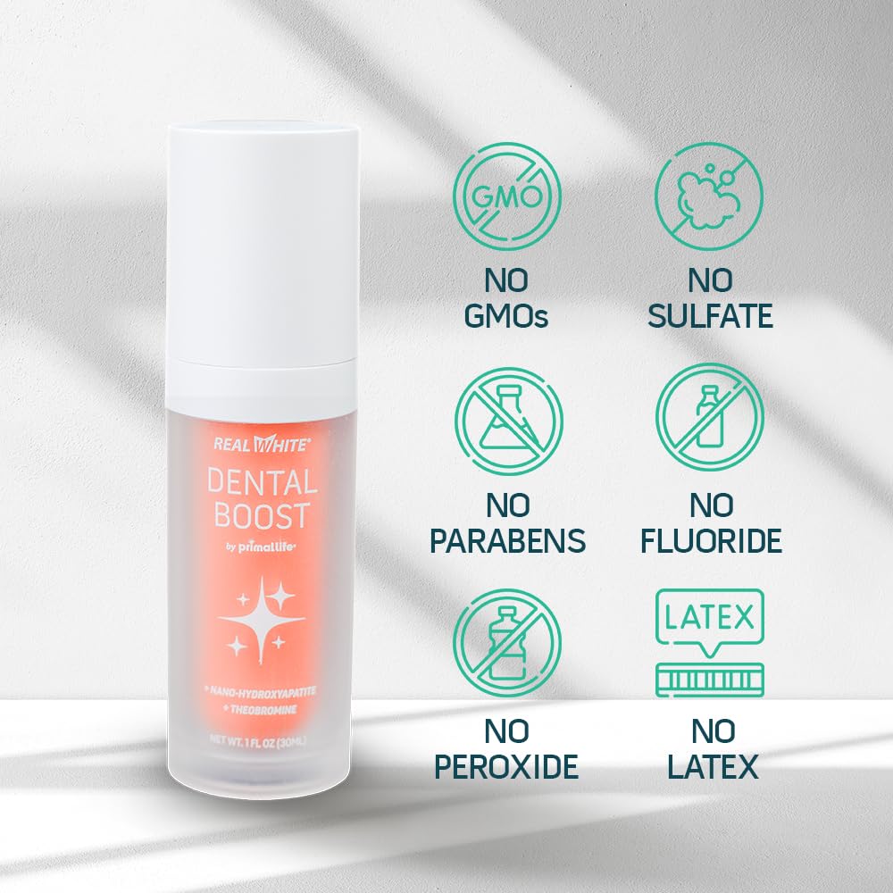 Smile with white teeth highlighting whitening and enamel protection.