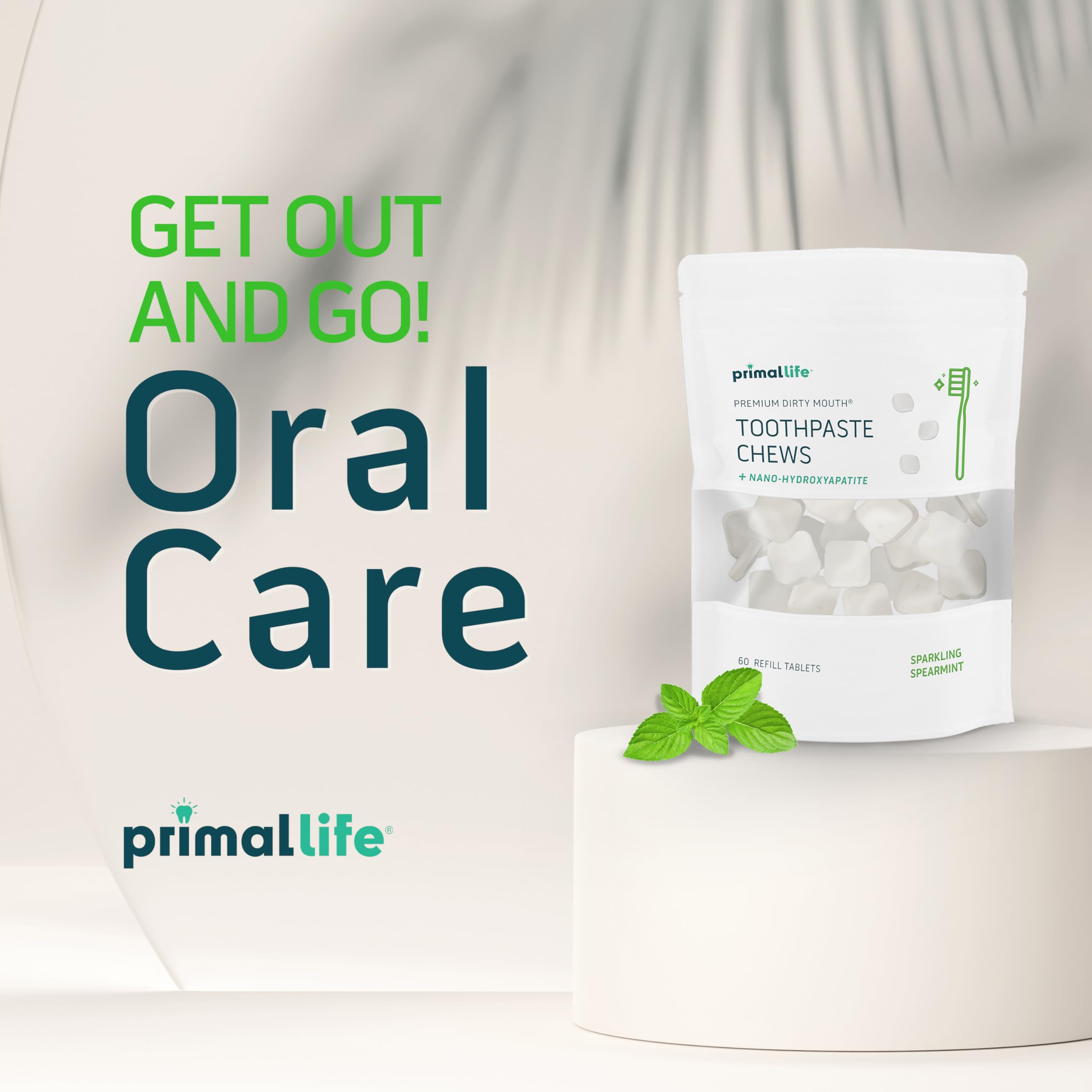 Polished Peppermint flavor image of Dirty Mouth Toothpaste Chews