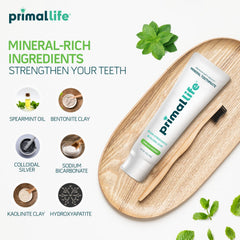 Dental health benefits and whitening illustration