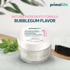 Fluoride-free and gluten-free toothpowder ingredients