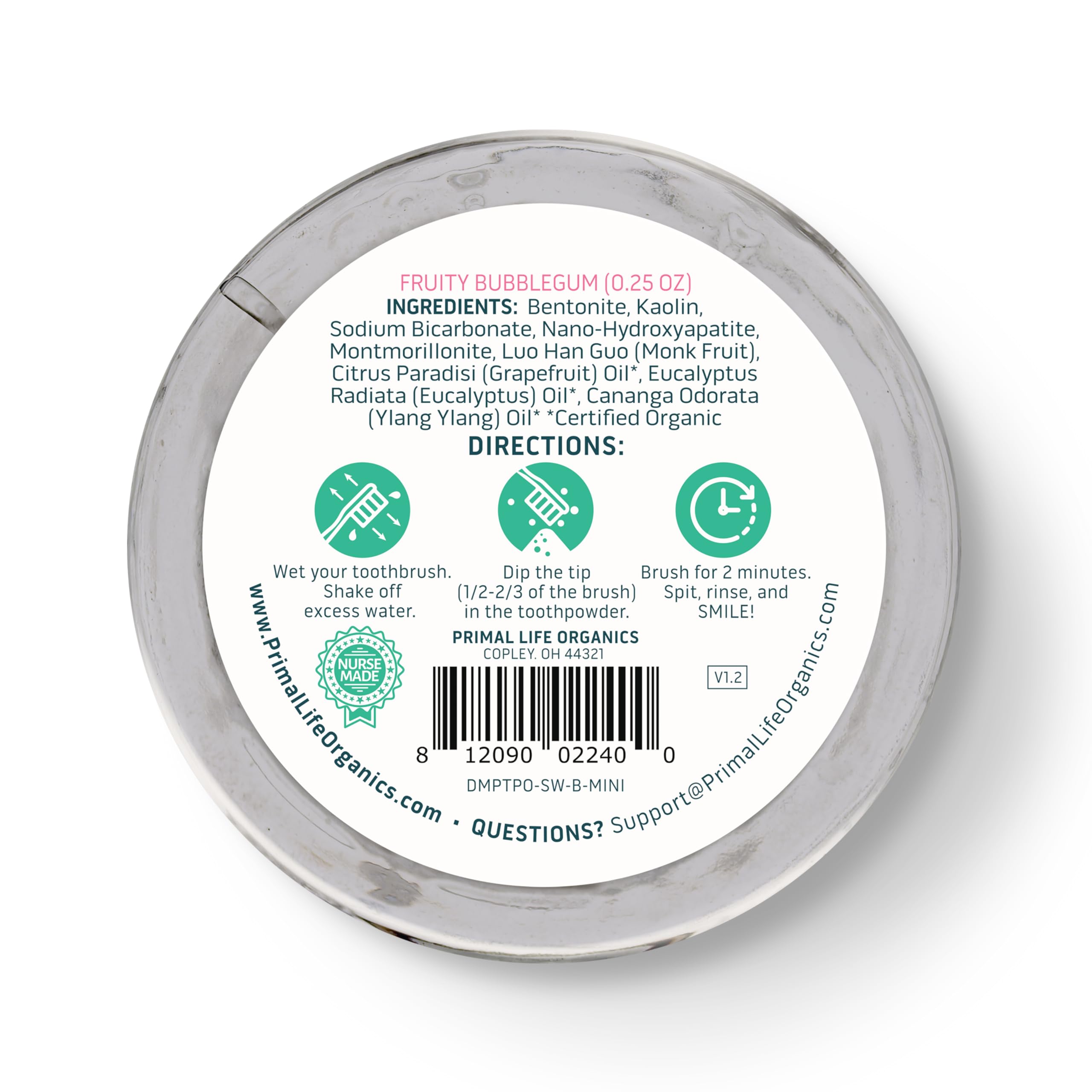 Designed for 60+ brushings of daily use