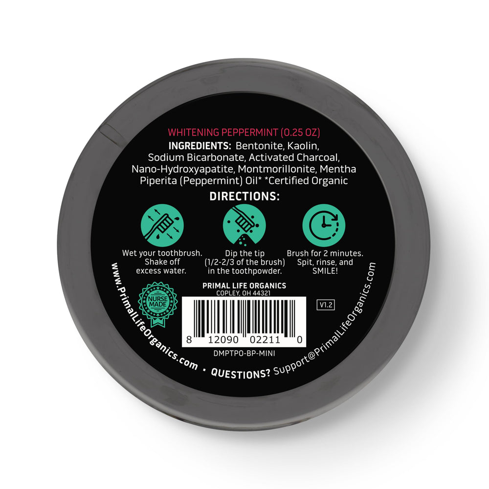 Product image showing 0.25oz jar with ingredients list
