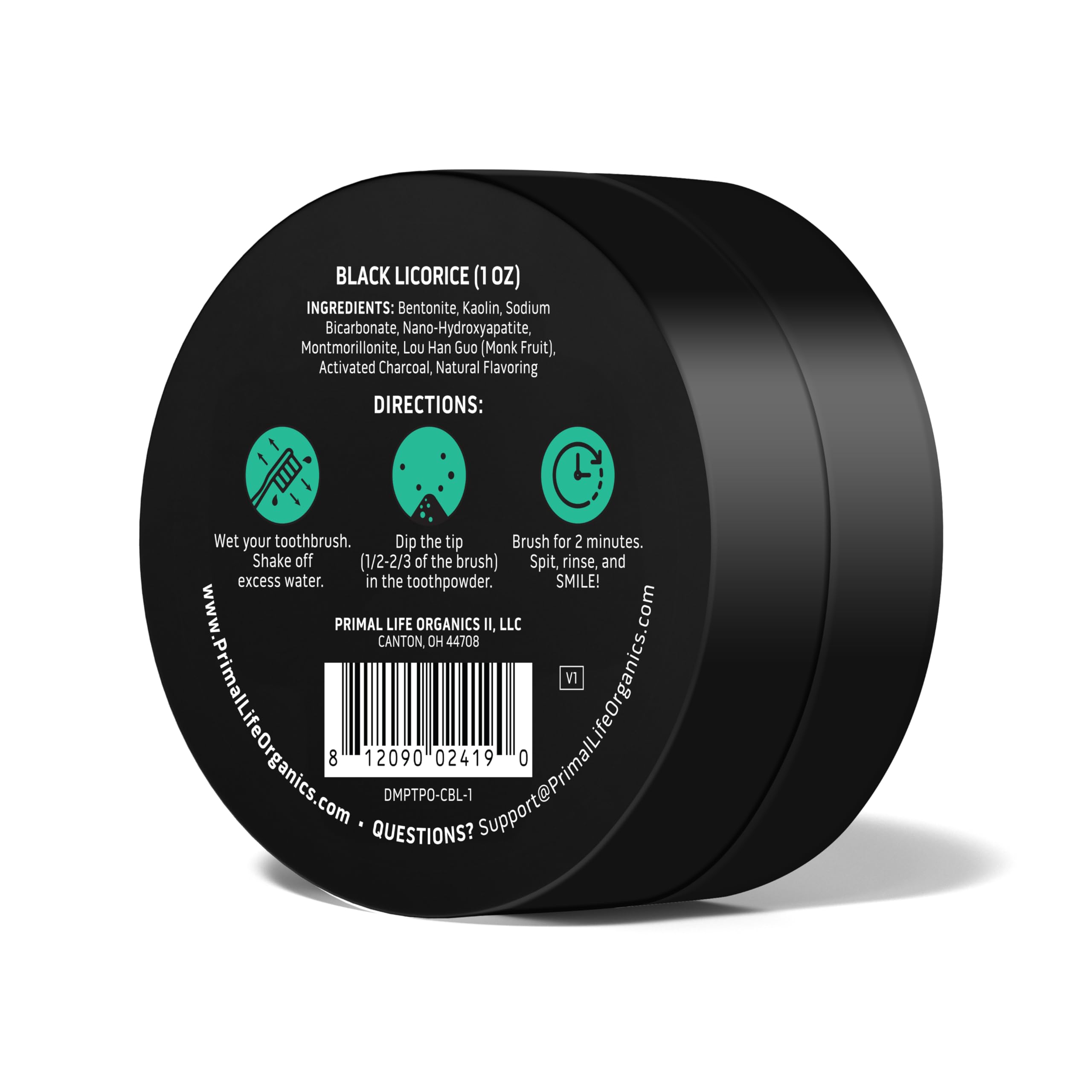 Hydroxyapatite included in Dirty Mouth Toothpowder formula