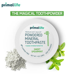 Ingredients: kaolin and bentonite clays in Primal Life Organics toothpowder
