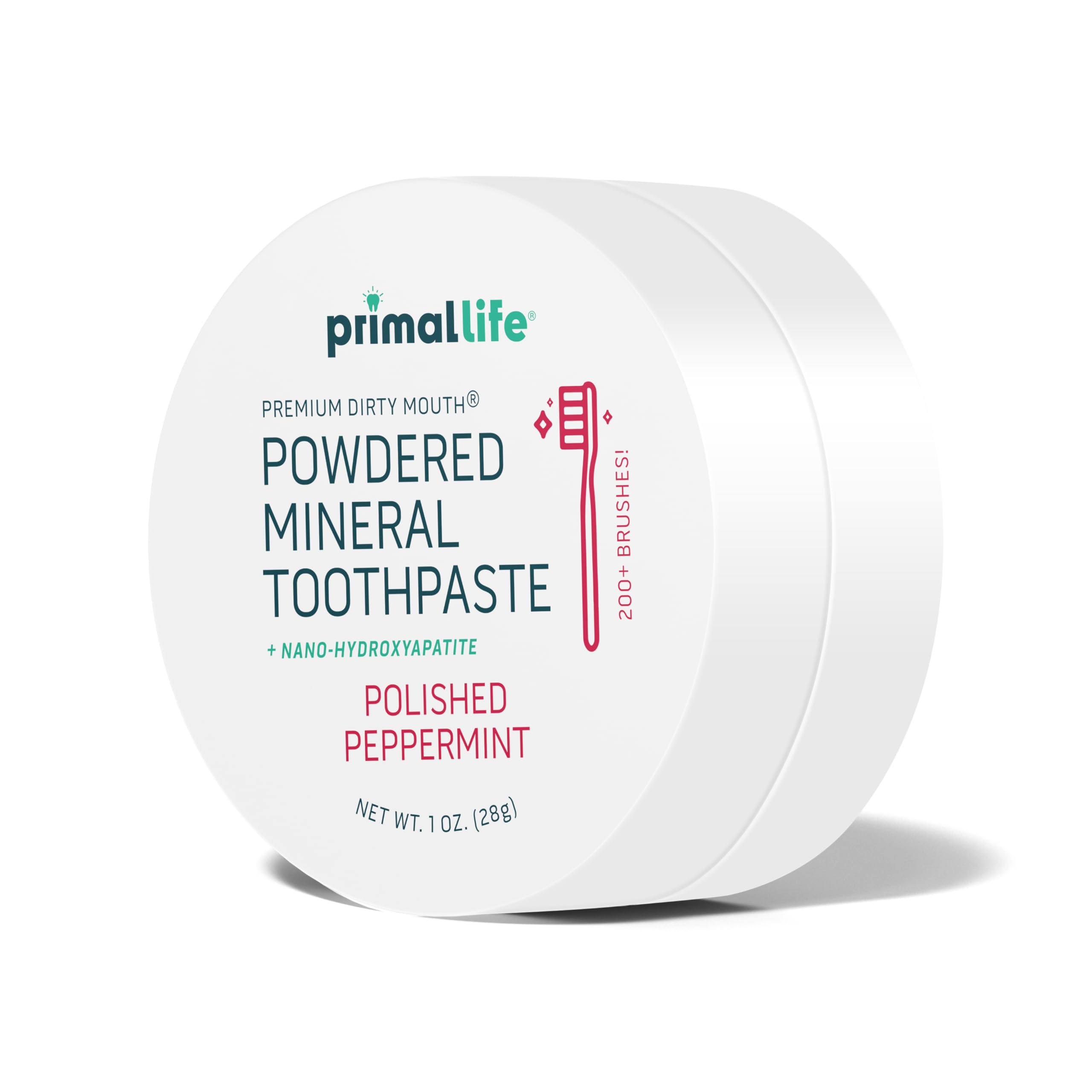 Product packaging of Dirty Mouth Toothpowder