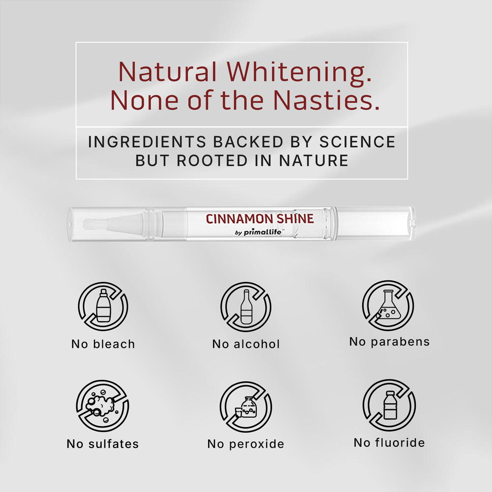 Cinnamon oil component in the whitening pens