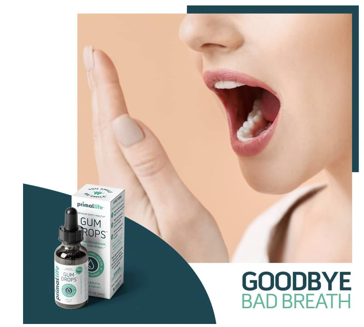 Mouth fresh breath with Primal Life Dirty Mouth care