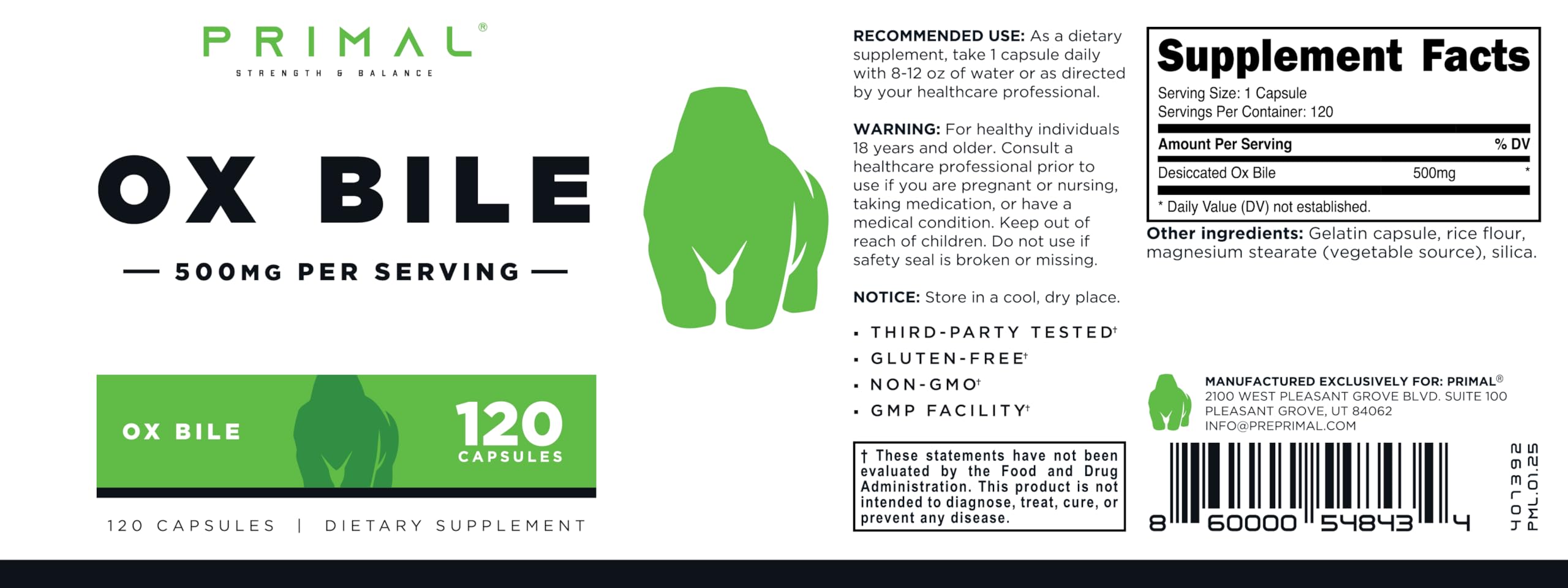 Independent ISO-accredited lab testing for Ox Bile