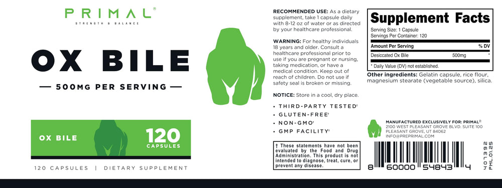 Independent ISO-accredited lab testing for Ox Bile
