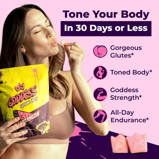 Primal Queen Goddess Creatine Gummies bottle and label