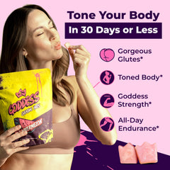 Primal Queen Goddess Creatine Gummies watermelon chews for steady energy and focus.