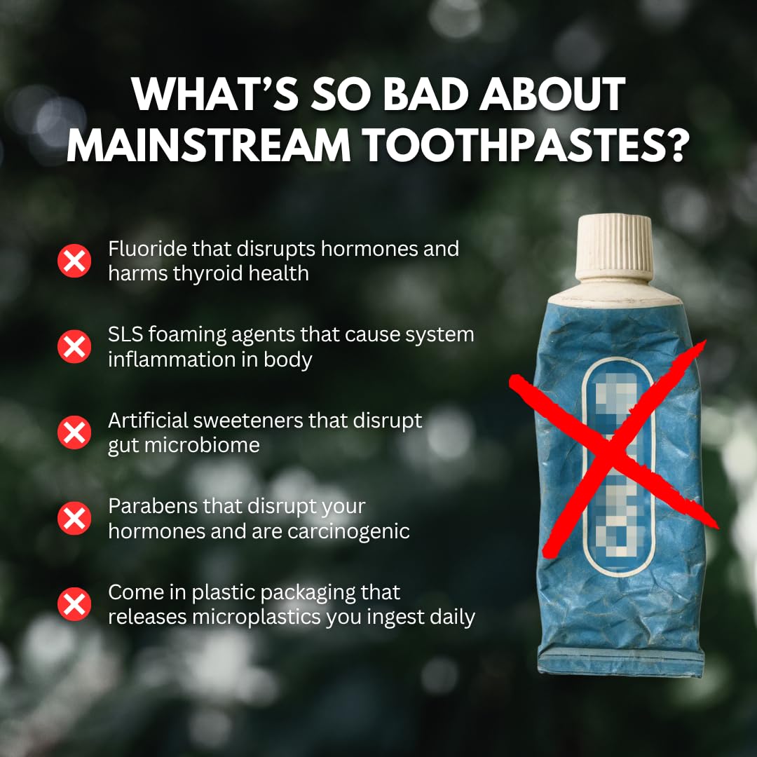 Tablet dissolving into paste for brushing