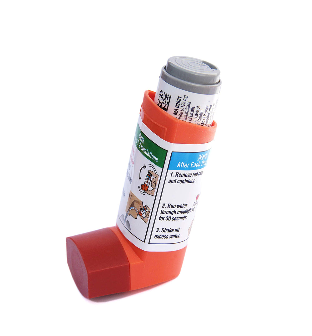 Primatene Mist pack with 160 sprays for on-the-go intermittent asthma support.