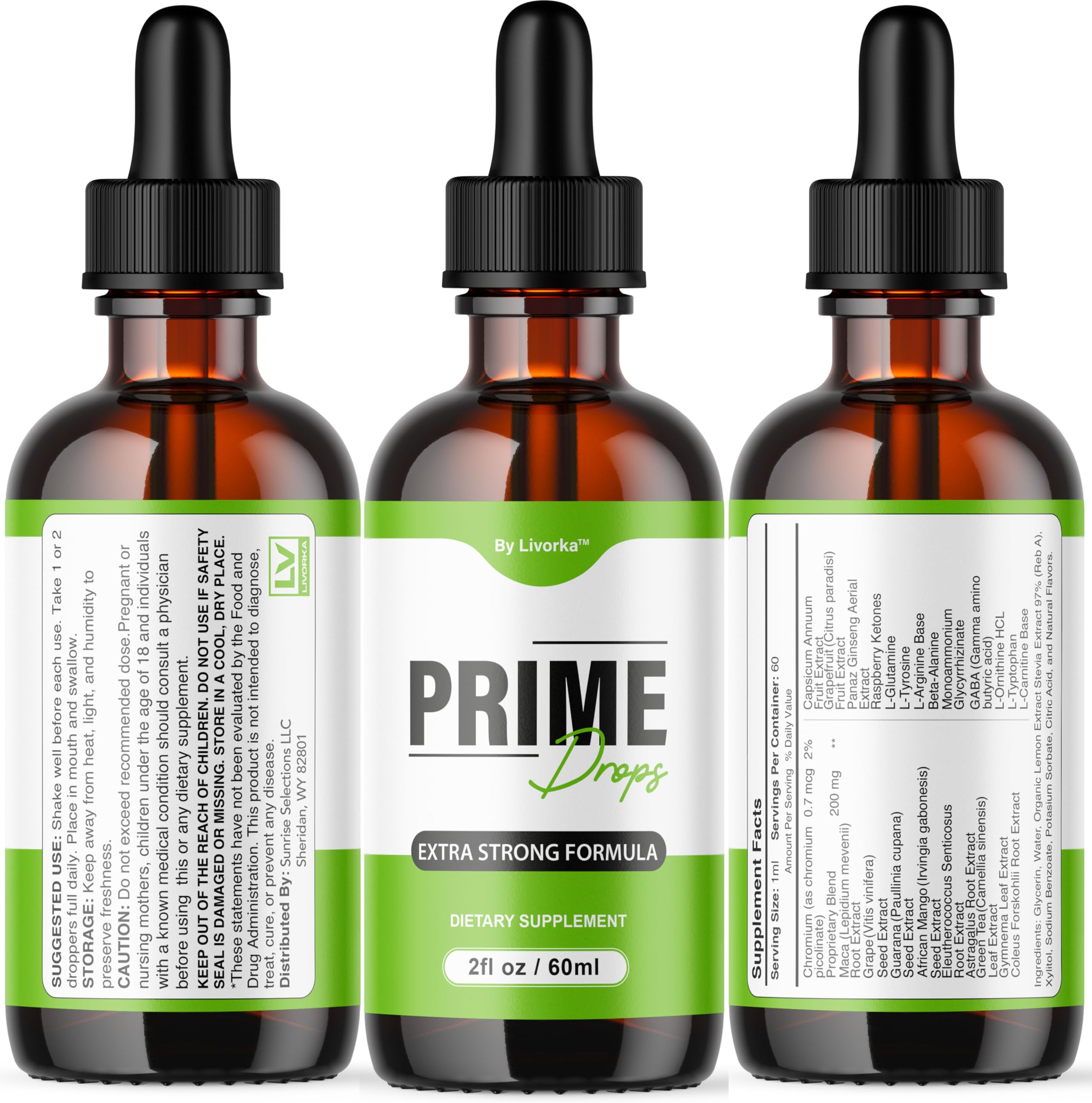 Ingredient panel featuring natural components