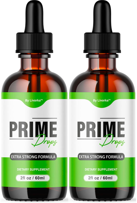 Two Prime Drops for Men bottles in a 2-pack