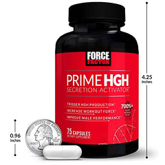 Close-up of the capsules in Prime HGH Secretion Activator